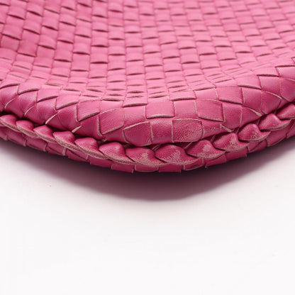 Bottega Veneta Shoulder Bag Intrecciato Pink Leather — view 8