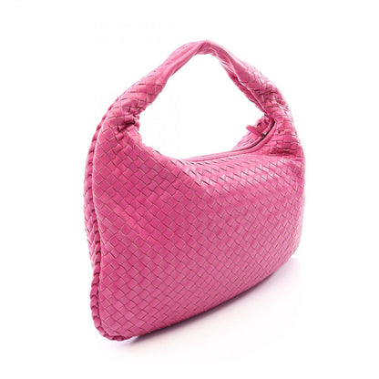 Bottega Veneta Shoulder Bag Intrecciato Pink Leather — view 2