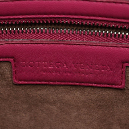 Bottega Veneta Shoulder Bag Intrecciato Pink Leather — view 4