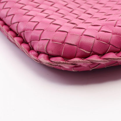 Bottega Veneta Shoulder Bag Intrecciato Pink Leather — view 7