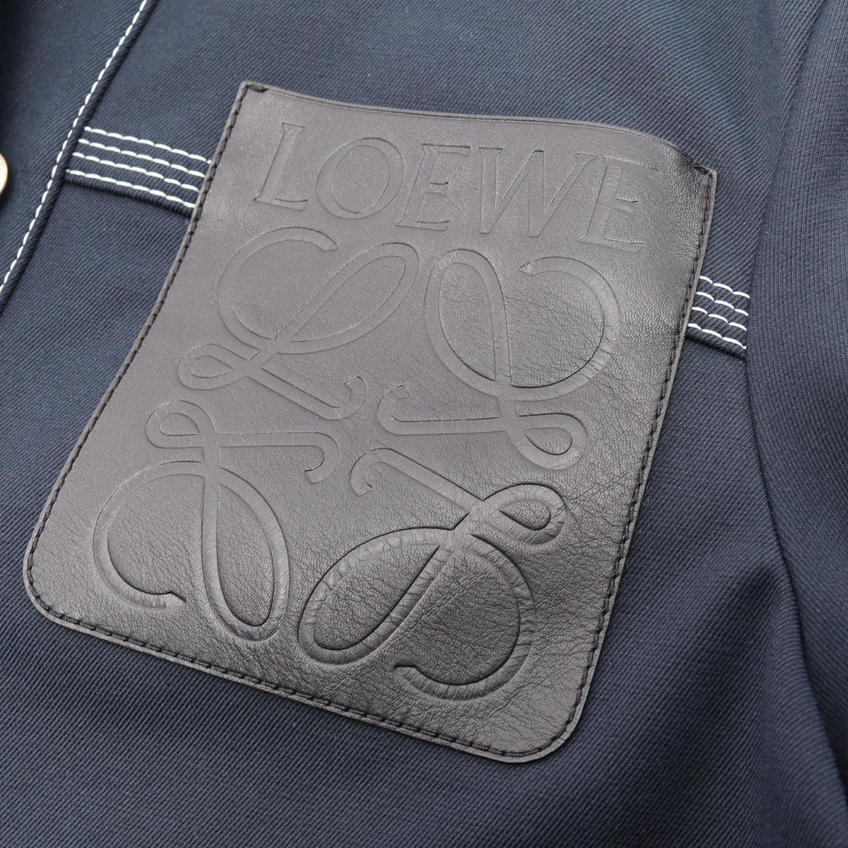Loewe Anagram Hooded Cropped Cotton Nylon Jacket — view 7