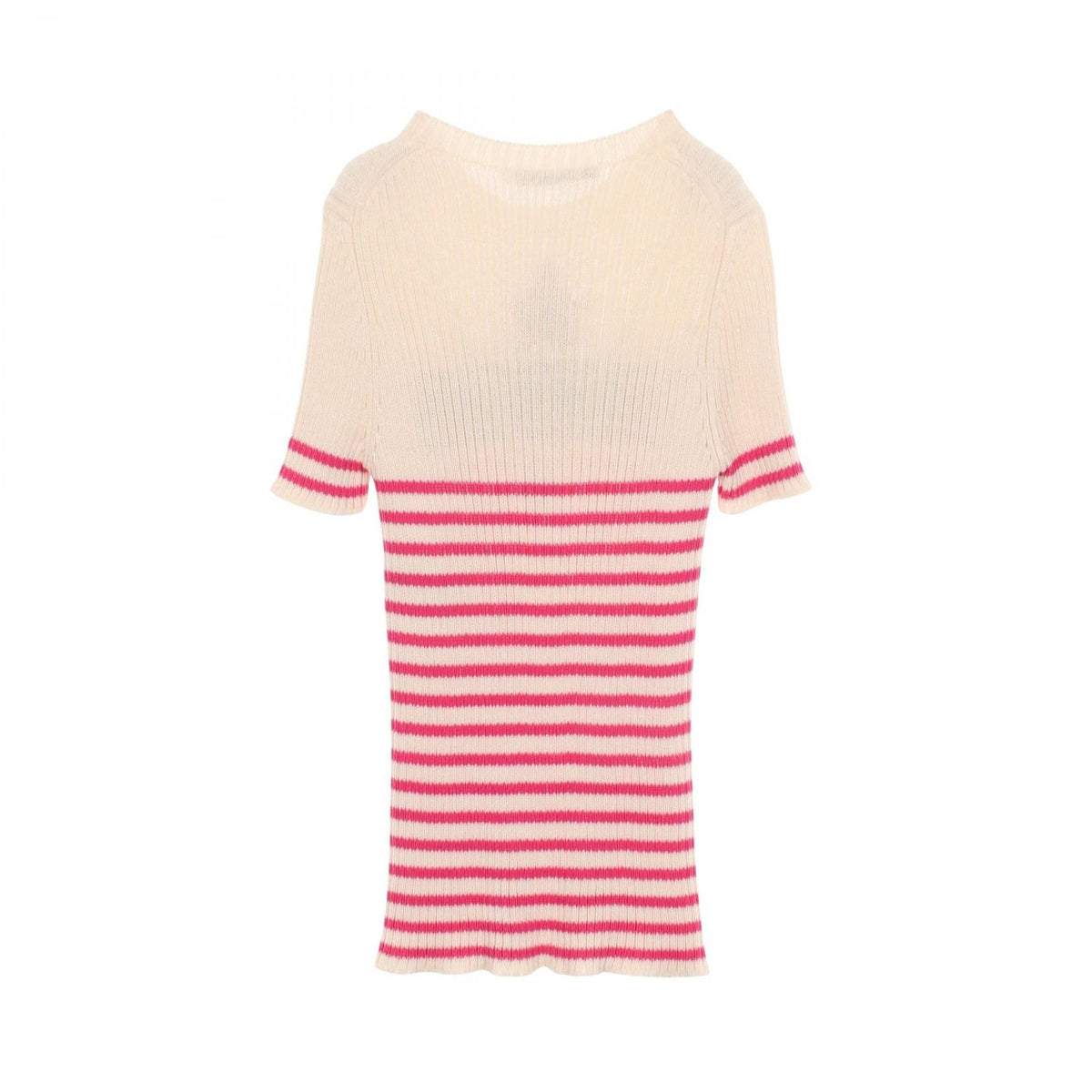 Dior Knit Dioriviera Border Logo Cotton Sweater — view 2