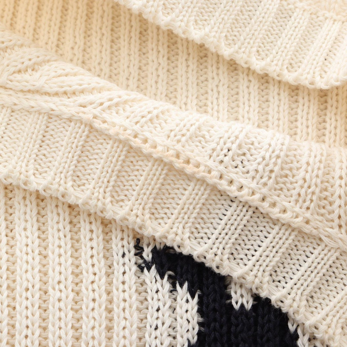 Dior Knit Dioriviera Border Logo Cotton Sweater — view 6