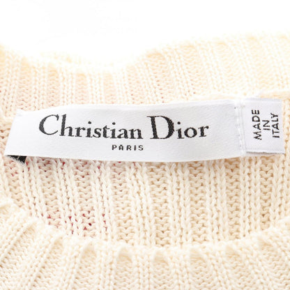 Dior Knit Dioriviera Border Logo Cotton Sweater — view 3