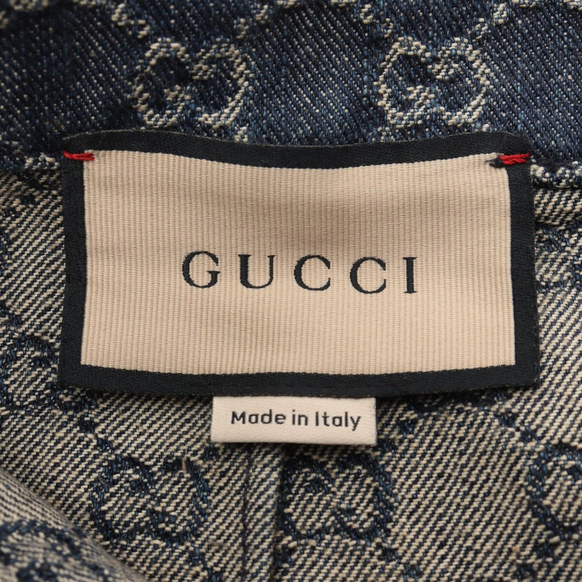 Gucci Skirt GG Jacquard Cotton Denim — view 3