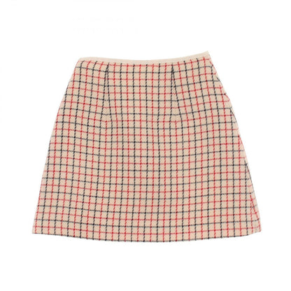 Miu Miu Skirt Plaid Wool — view 2