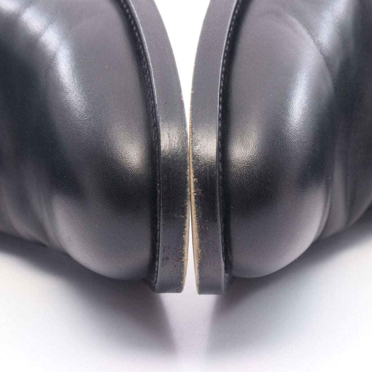Hermes Boots Jumping Short Model Leather Kelly Jump Black — view 7