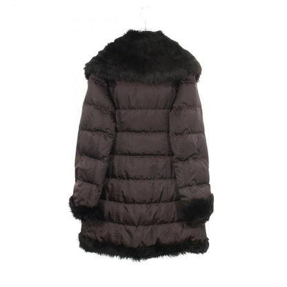 Prada Sports Linea Rossa Sport Down Jacket Shearling Contrast Duffle Coat Nylon — view 2