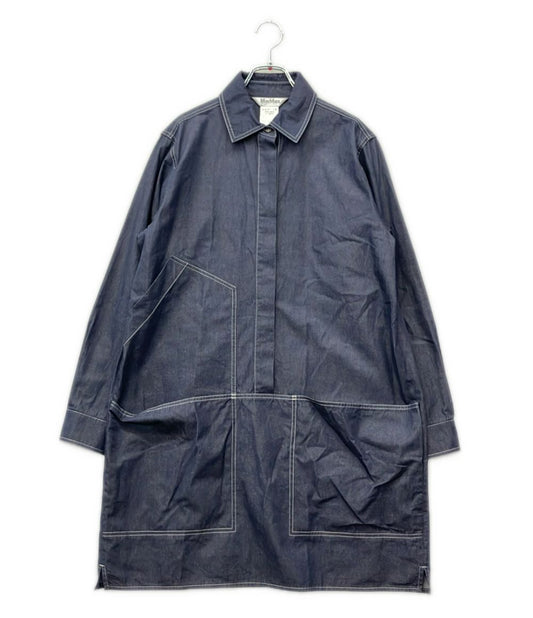 Max Mara Long Sleeve Shirt Dress 44