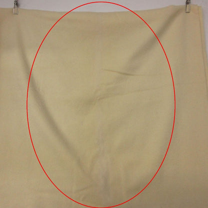 Hermes Cashmere Wool Blanket Plaid Large Throw Embroidery 200 140 Ivory — view 6