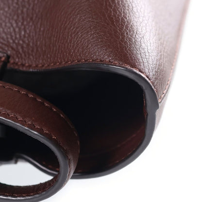 Celine Conti Leather Handbag Gold Brown — view 7