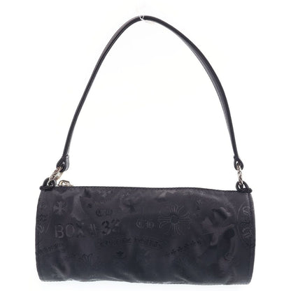 Chrome Hearts Stencil Grinds Nylon Leather Hand Bag Handbag Black — view 2