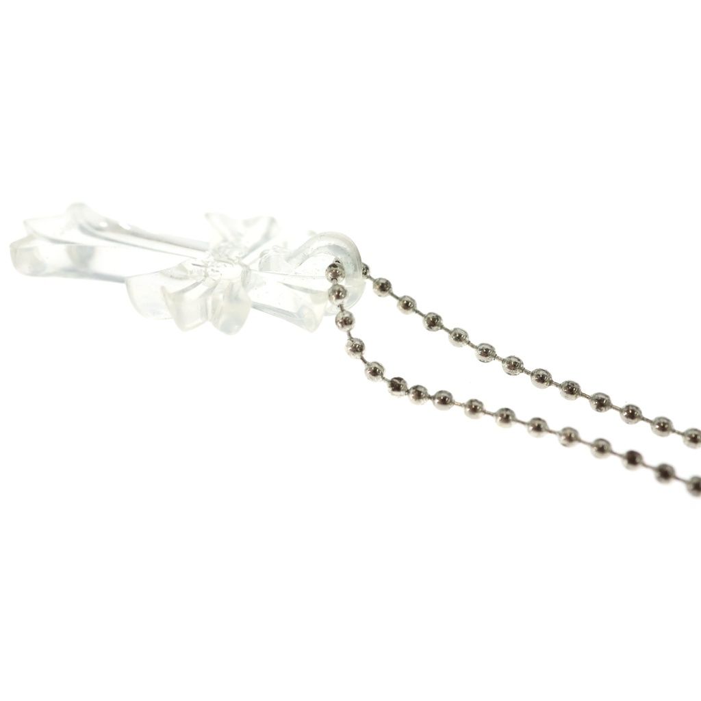 Chrome Hearts Rubber CH Small CH Cross Necklace Silicone Clear — view 6