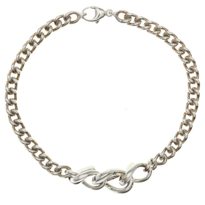 Tiffany & Co Forge Link Bracelet Chain Silver
