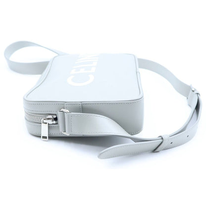Celine Logo Messenger Bag Gray — view 3