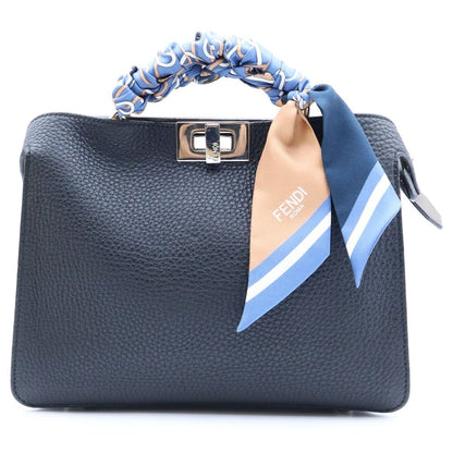 Fendi Peekaboo ISeeU Small Black Yellow Handbag