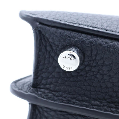Fendi Peekaboo ISeeU Small Black Yellow Handbag — view 6
