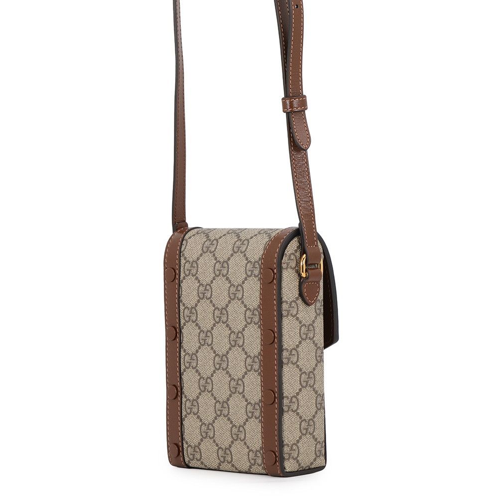 Gucci Shoulder Bag GG Supreme Horsebit 1955 — view 2