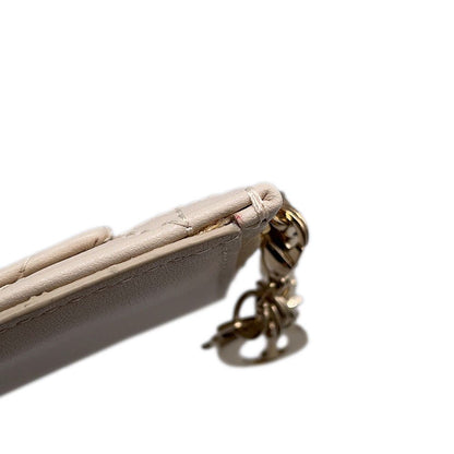 Dior Card Case Lady Cosmos Zip Cannage Lambskin — view 5