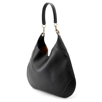 Gucci Shoulder Bag B Medium Leather 2-Way Black — view 2
