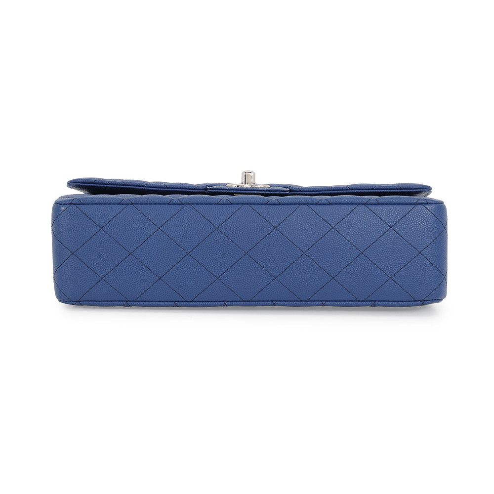 Chanel Chain Shoulder Bag Quilted 25 CC Logo Double Caviar Leather — view 3