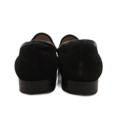 Gucci Loafers Slip-on Horsebit Suede Black — view 5