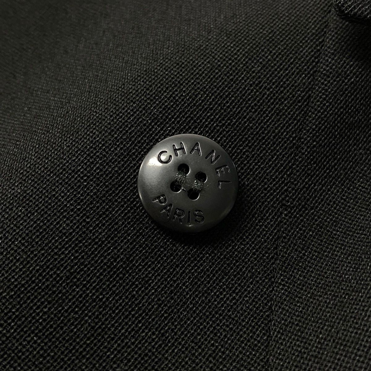 Chanel 98P Special Shape Tailored Jacket Vinatge Architectural Blazer Black — view 7