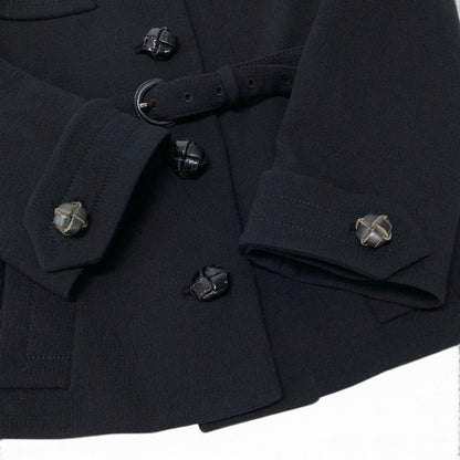 Prada Vintage Collarless Jacket Black — view 7