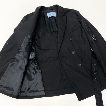 Prada Tailored Jacket Black Polyamide — view 4