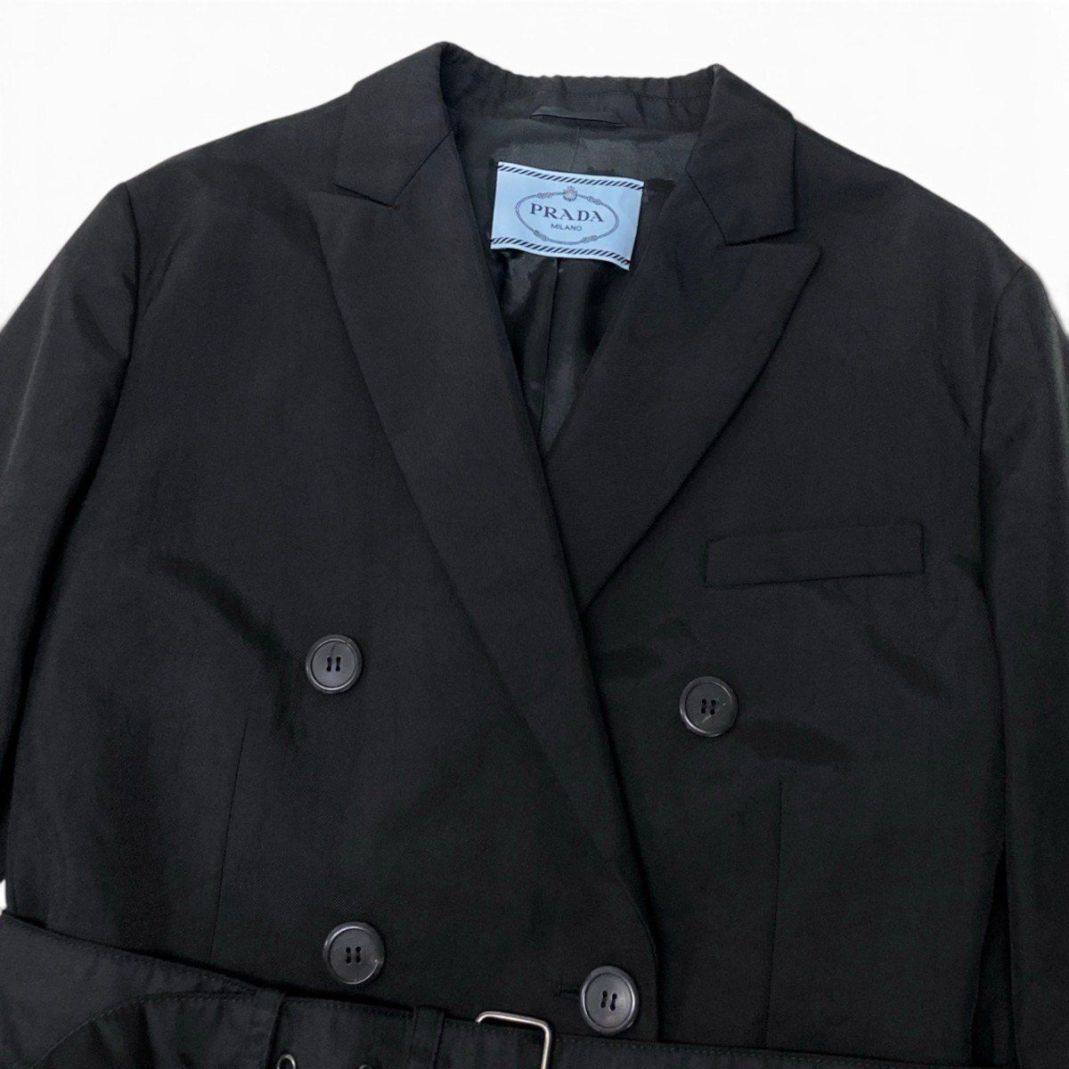 Prada Tailored Jacket Black Polyamide — view 5