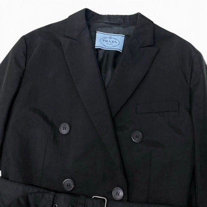 Prada Tailored Jacket Black Polyamide — view 5