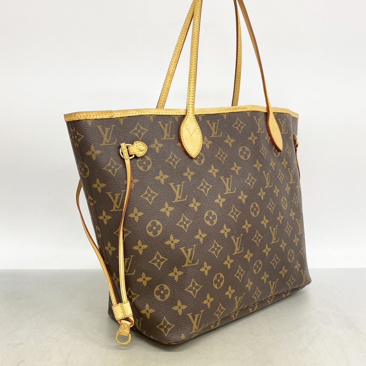 Louis Vuitton Tote Bag Monogram Neverfull MM Brown — view 2
