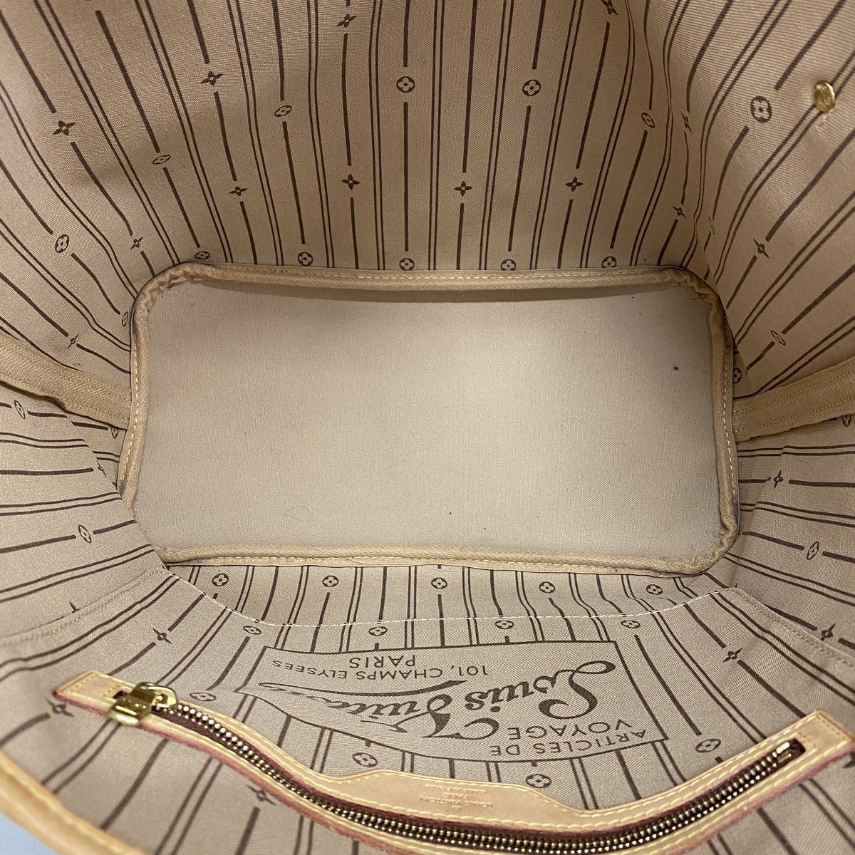 Louis Vuitton Tote Bag Monogram Neverfull MM Brown — view 4
