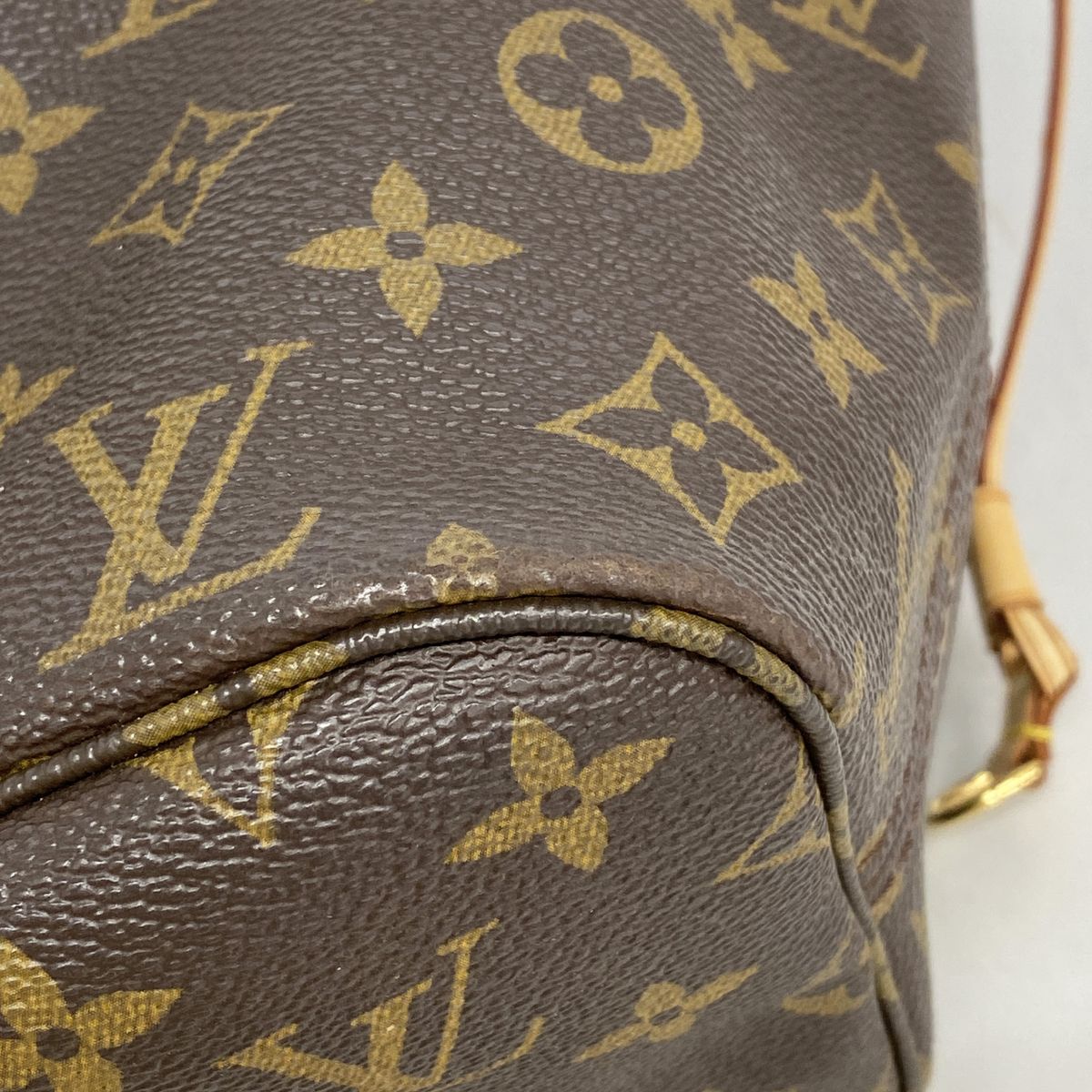 Louis Vuitton Tote Bag Monogram Neverfull MM Brown — view 6