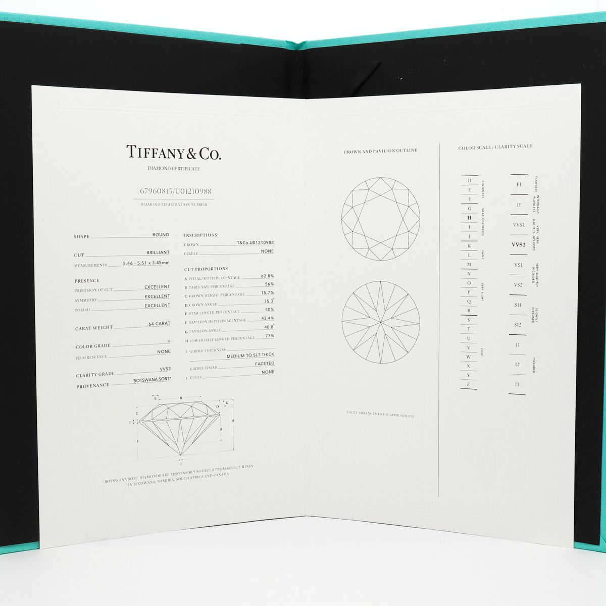 Tiffany & Co Ring Harmony Platinum Diamond — view 8