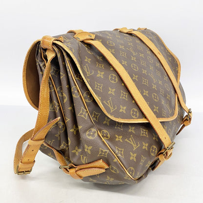 Louis Vuitton Shoulder Bag Monogram Saumur 43 Brown — view 2