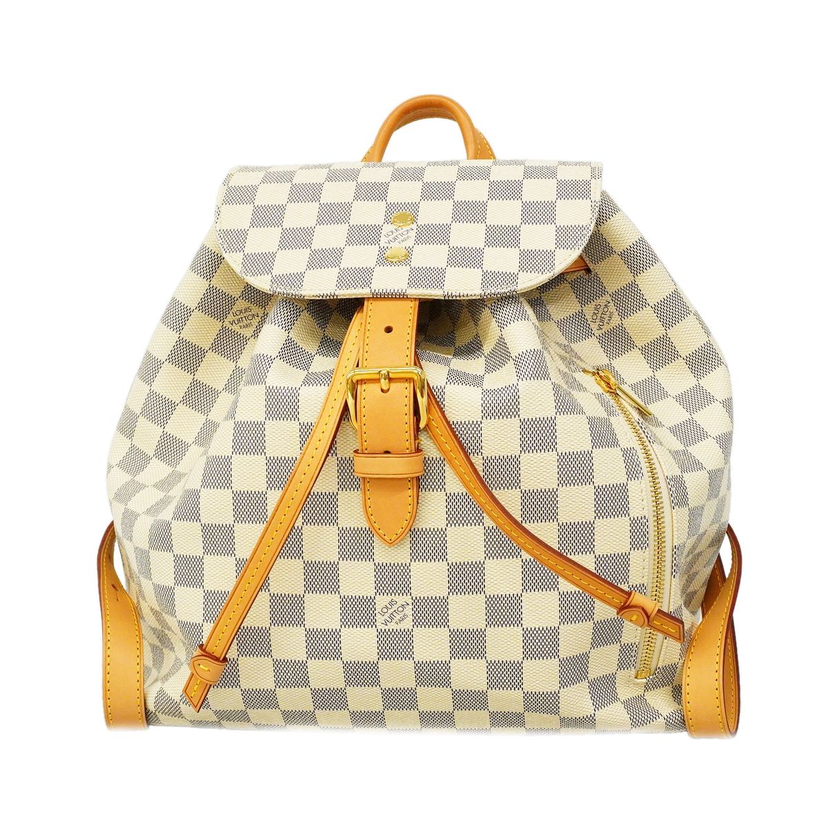 Louis Vuitton Backpack Damier Azur Sperone White