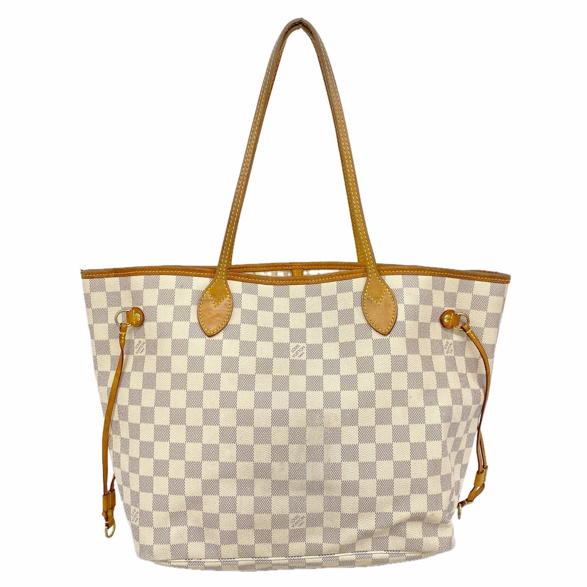 Louis Vuitton Tote Bag Damier Azur Neverfull MM White