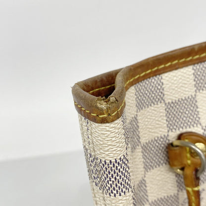Louis Vuitton Tote Bag Damier Azur Neverfull MM White — view 7