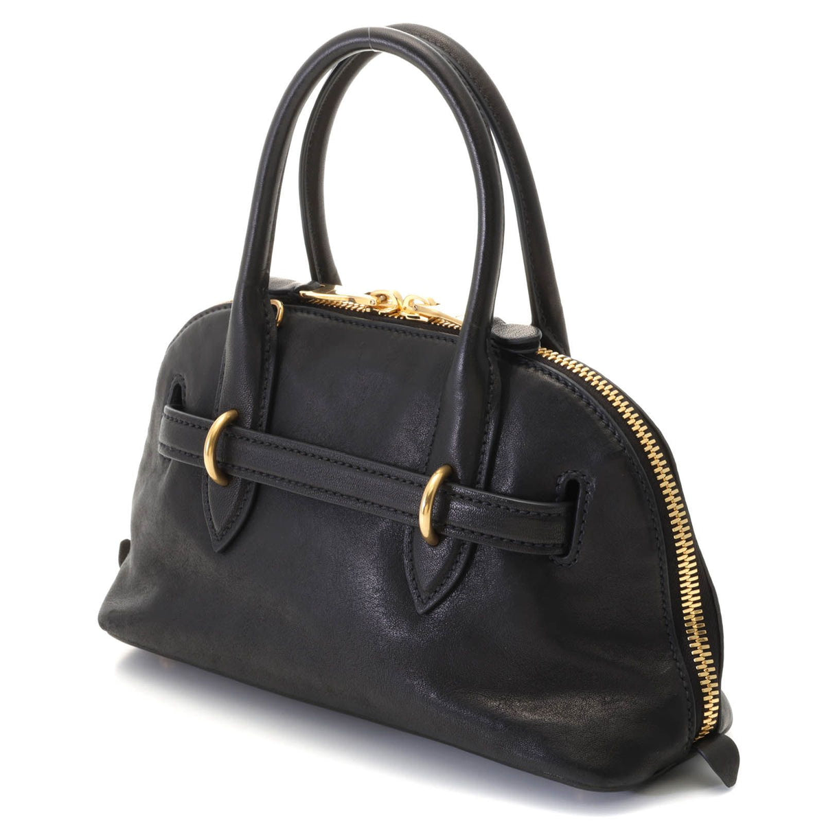 Miu Miu Adventure Small 2-Way Shoulder Bag Black Leather — view 2