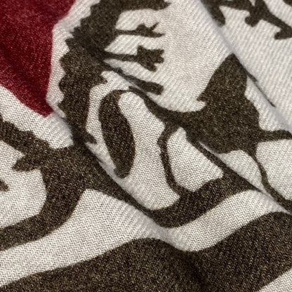 Chanel 15A Coco Heart Large Cashmere Scarf CC Large 100% Shawl — view 5