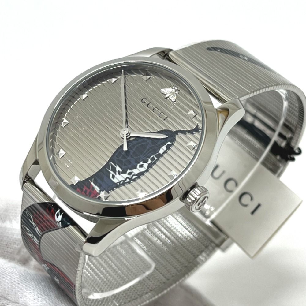 Gucci Watch Snake SS Silver — view 2