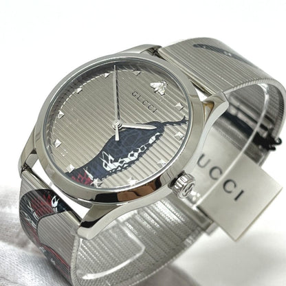 Gucci Watch Snake SS Silver — view 2