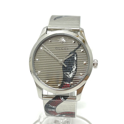 Gucci Watch Snake SS Silver