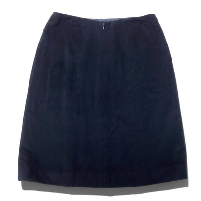 Chanel CC Logo Pencil Skirt Long Black 44 — view 3