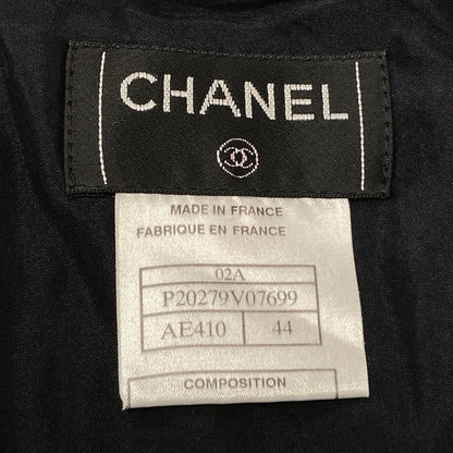 Chanel CC Logo Pencil Skirt Long Black 44 — view 8