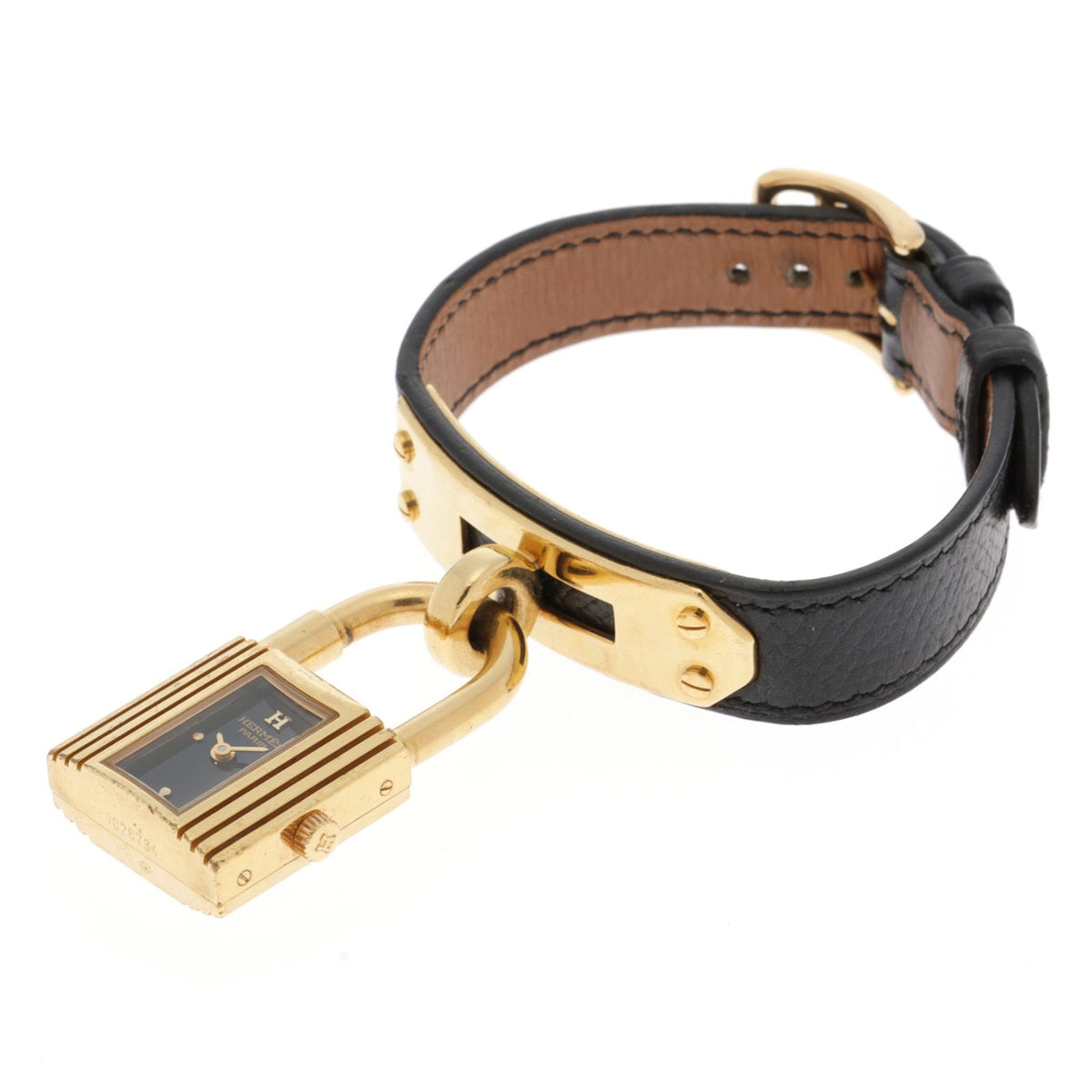 Hermes Kelly Watch Black Dial Quartz — view 3