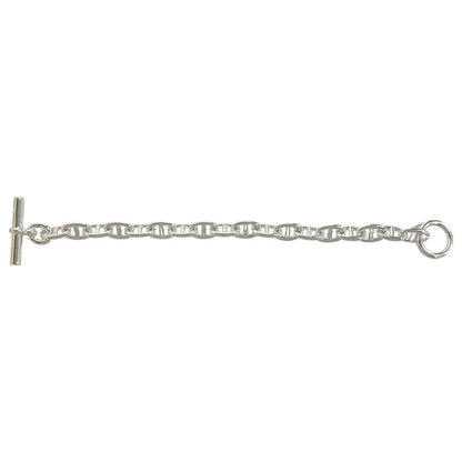 Hermes Chaine D'ancre MM 18 Links Bracelet 925 Sterling Silver Chain Bangle — view 6