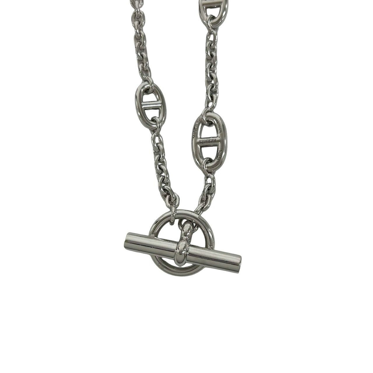 Hermes Farandole Necklace 925 Sterling Silver Long Chain — view 4
