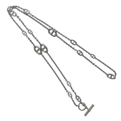 Hermes Farandole Necklace 925 Sterling Silver Long Chain — view 6